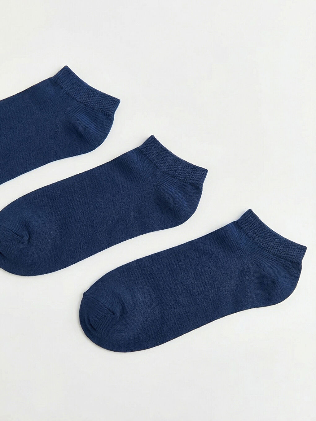 Lacivert Erkek Patik Çorap 5'li-1