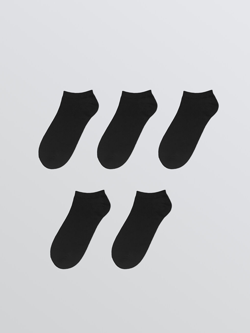 Siyah Erkek Patik Çorap 5'li