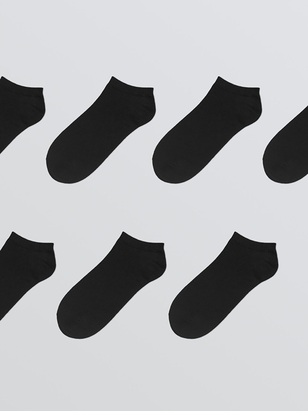 Siyah Erkek Patik Çorap 7'li-1