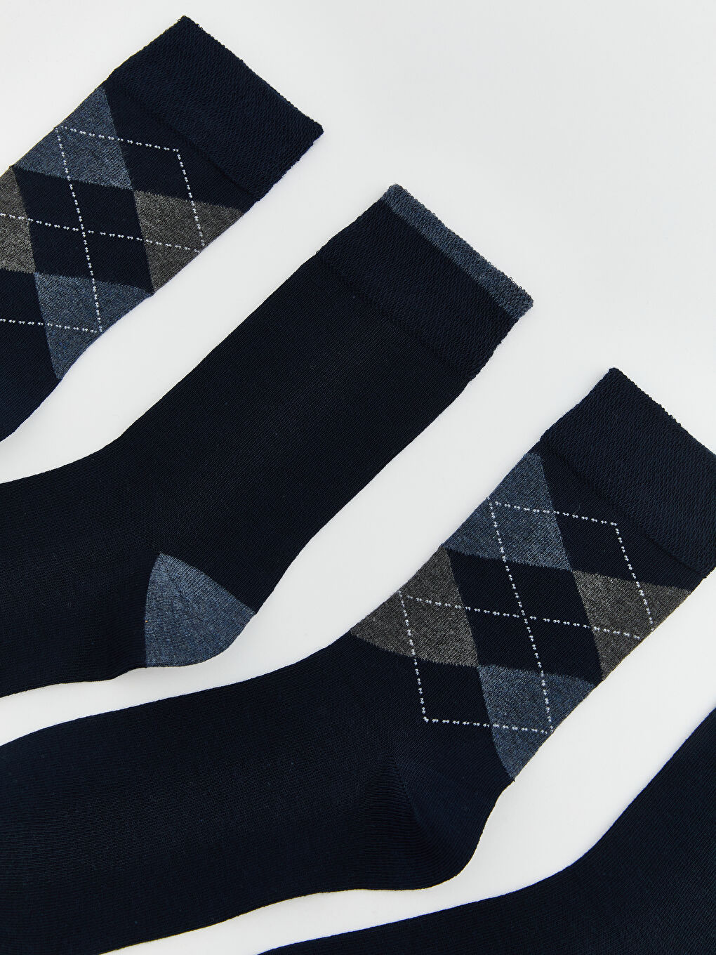 Karışık Desenli Erkek Soket Çorap 7'li Paket-1