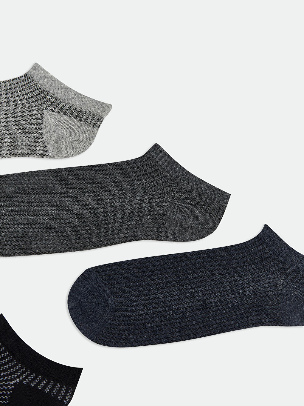 Karışık Desenli Erkek Patik Çorap 5'li-1