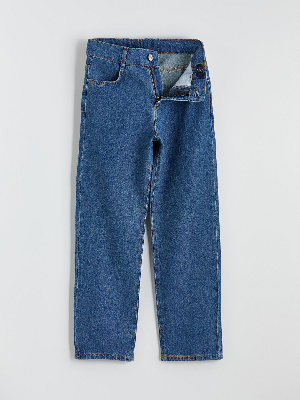 İndigo Loose Fit Erkek Çocuk Jean Pantolon-2