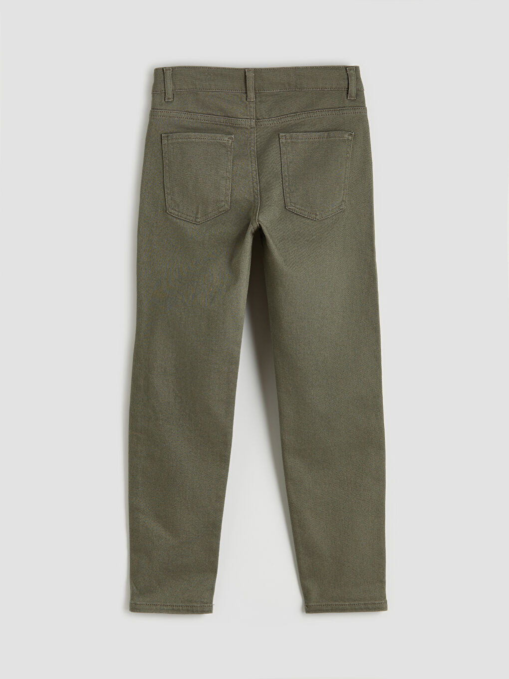 Haki Erkek Çocuk Süper Skinny Fit Jean Pantolon-1