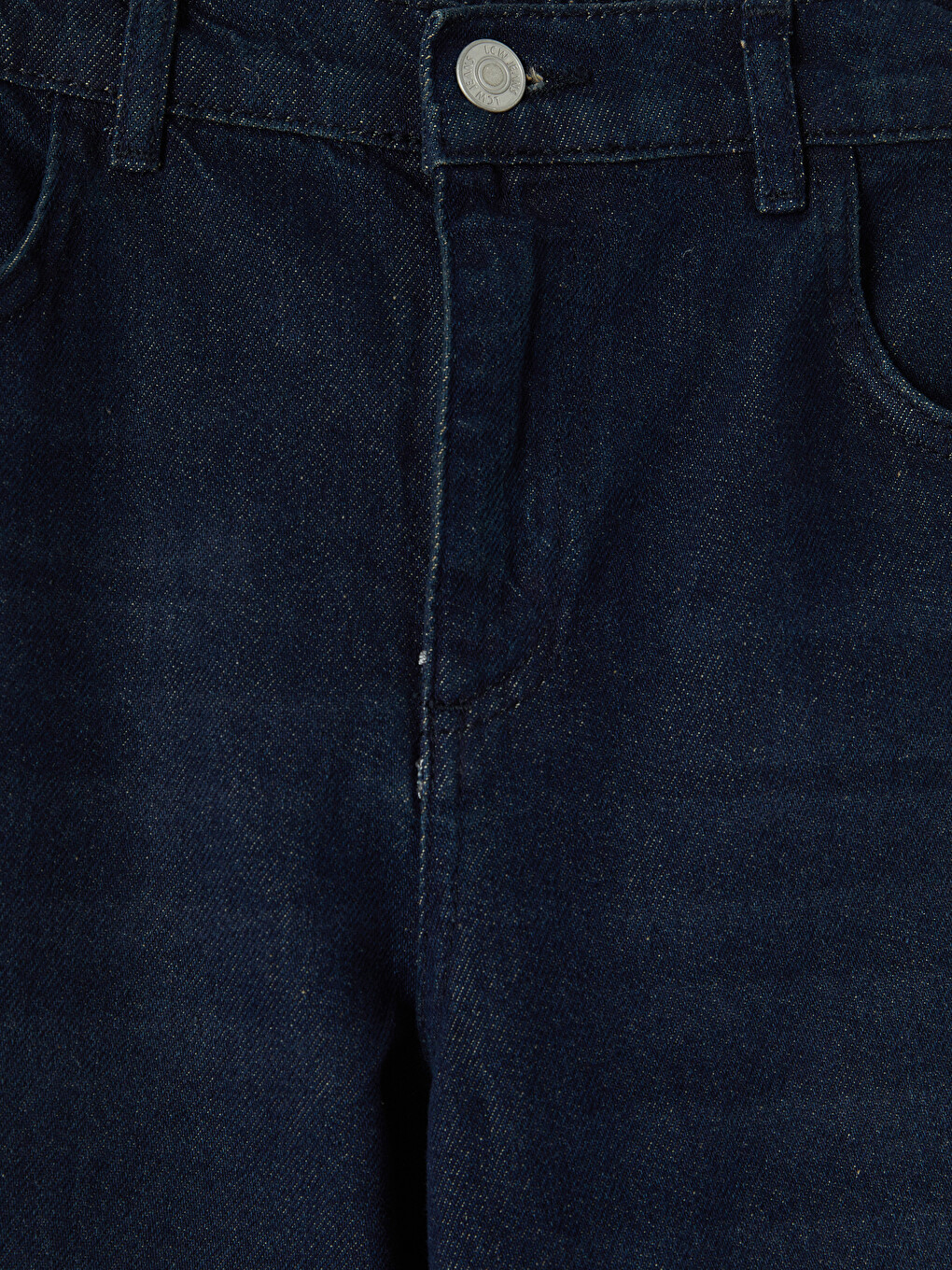Siyah Baggy Fit Beli Lastikli Erkek Çocuk Jean Pantolon-2
