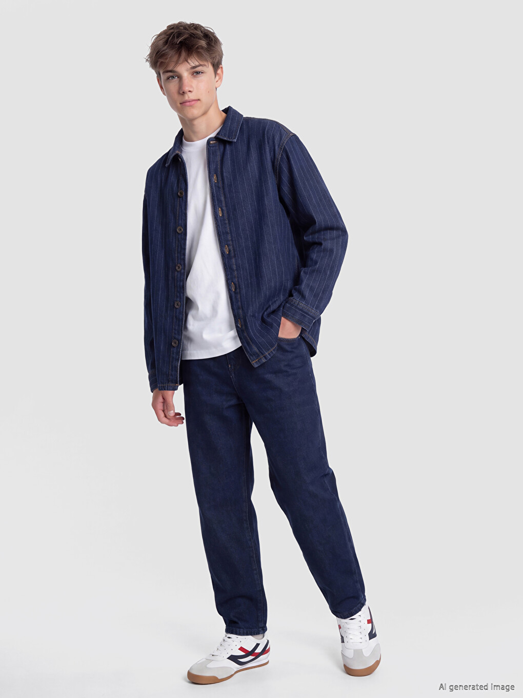 Baggy Fit Dečije Farmerke Sa Elastičnim Strukom