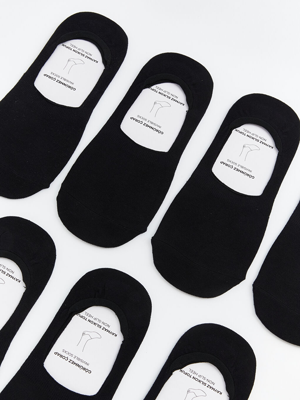 Man BLACK Invisible Socks-2