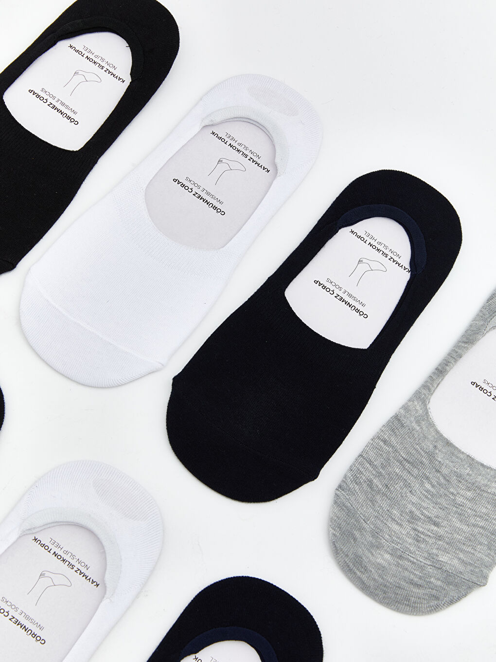 Men's invisible socks, set of 7.-2