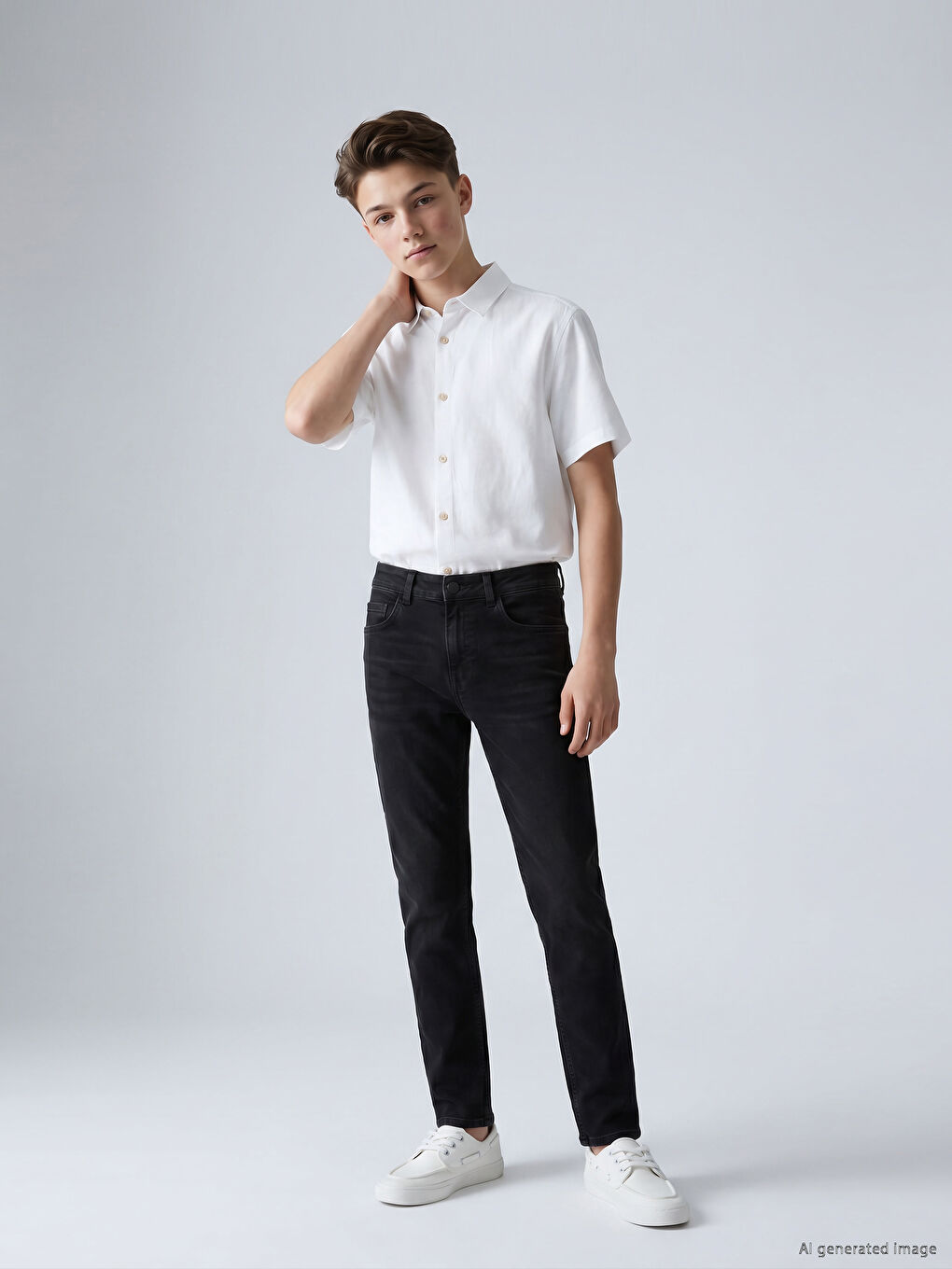 Regular fit dječje traperice