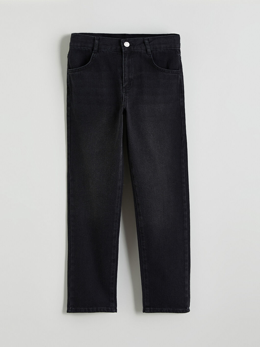 Siyah Regular Fit Erkek Çocuk Jean Pantolon