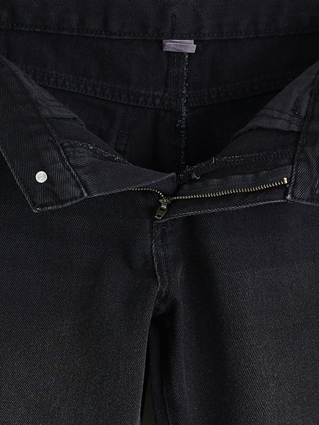 Siyah Regular Fit Erkek Çocuk Jean Pantolon-1