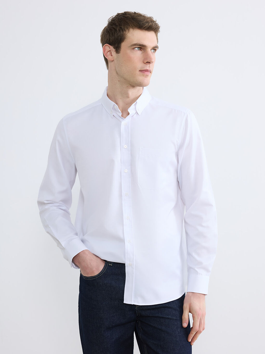 Regular Fit Gabardine Men's Shirt