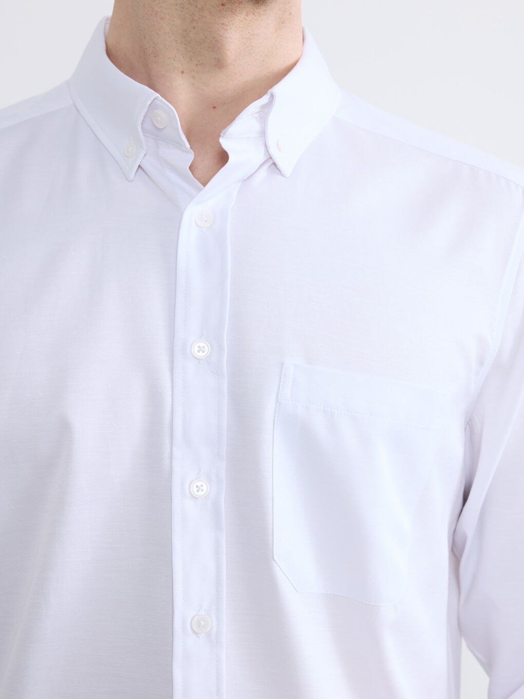 Regular Fit Gabardine Men's Shirt-2