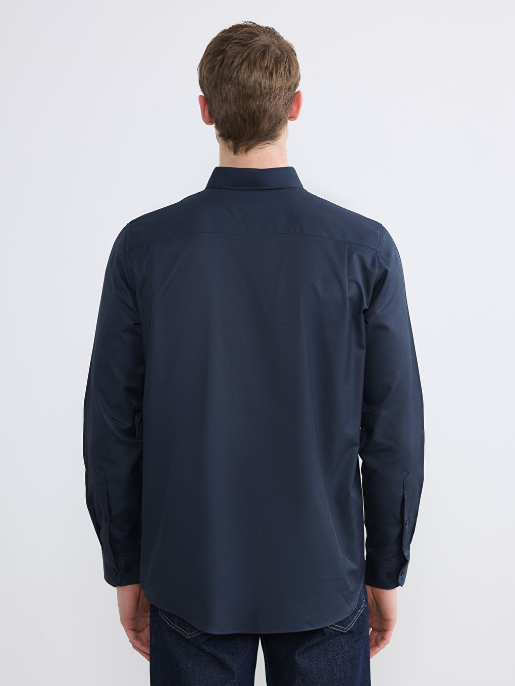 Regular Fit Gabardine Men's Shirt-3