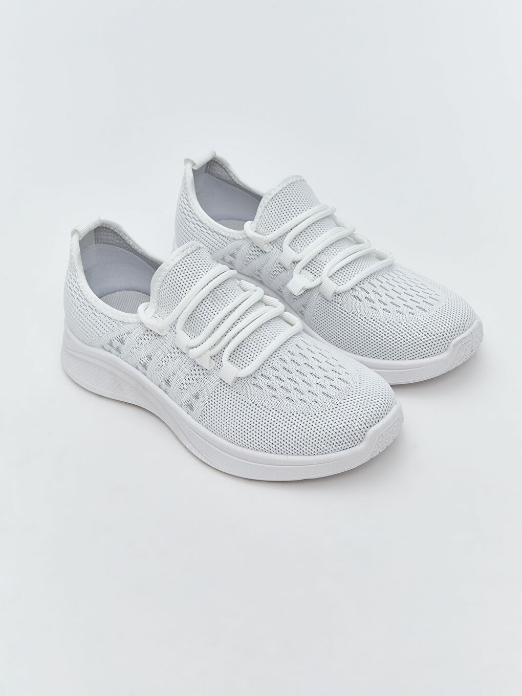Beyaz File Detaylı Kadın Spor Ayakkabı