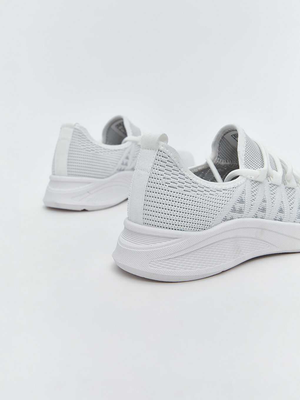 Beyaz File Detaylı Kadın Spor Ayakkabı-3