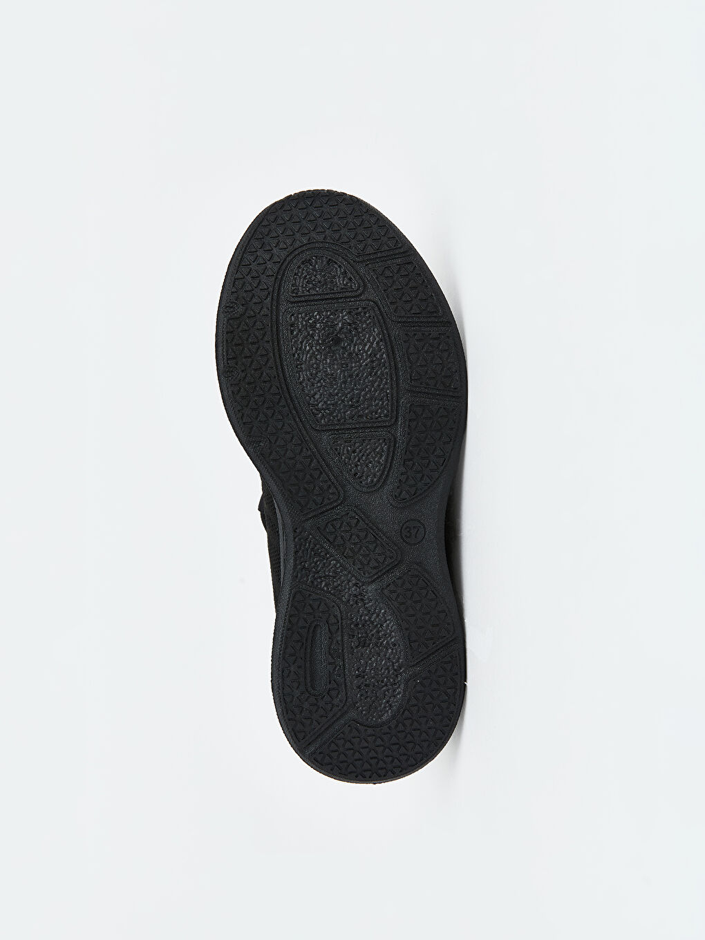 Siyah File Detaylı Kadın Spor Ayakkabı-3