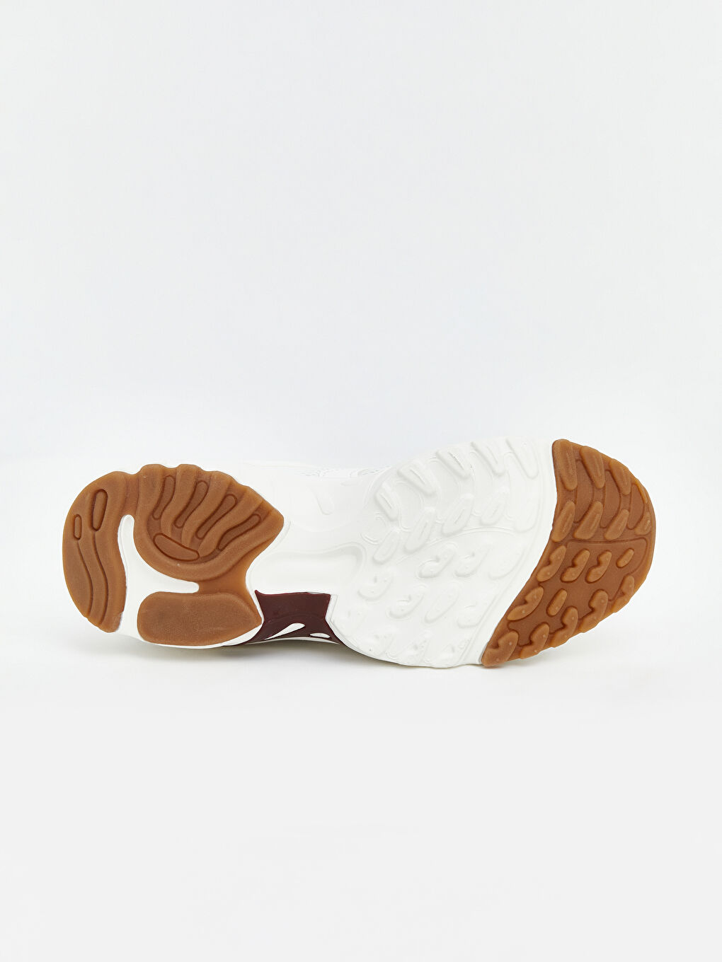 Bordo Bağcıklı Kadın Spor Ayakkabı-3