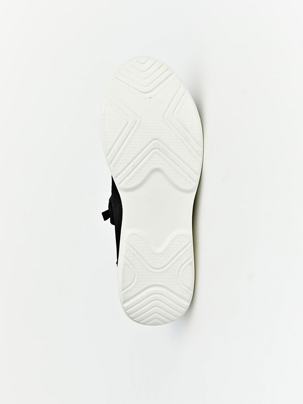 Siyah File Detaylı Kadın Spor Ayakkabı-4