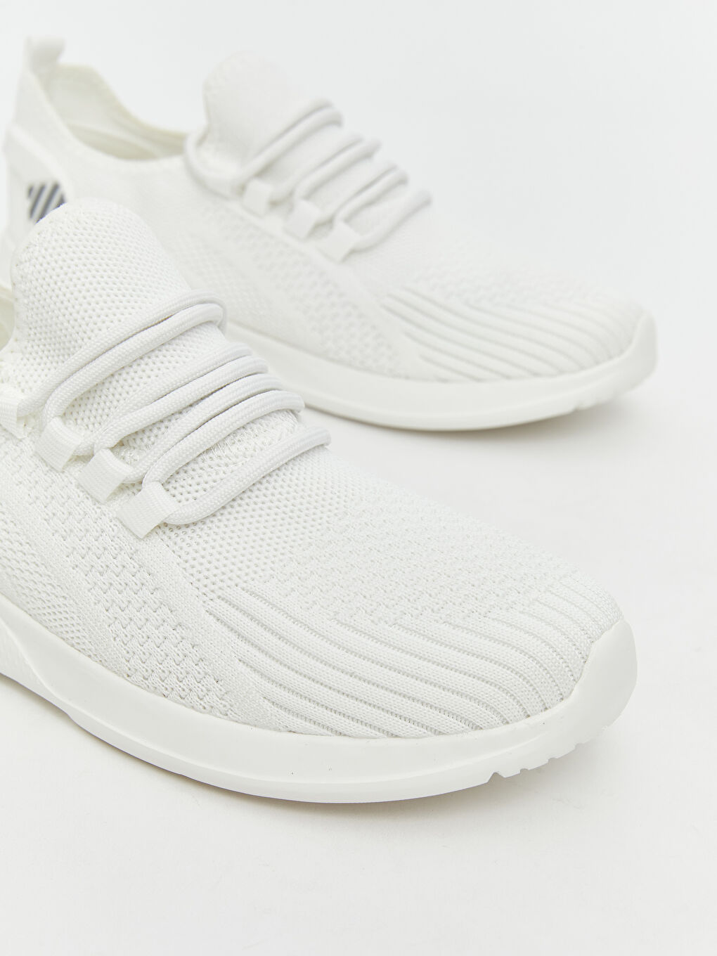 Beyaz File Detaylı Kadın Spor Ayakkabı-2