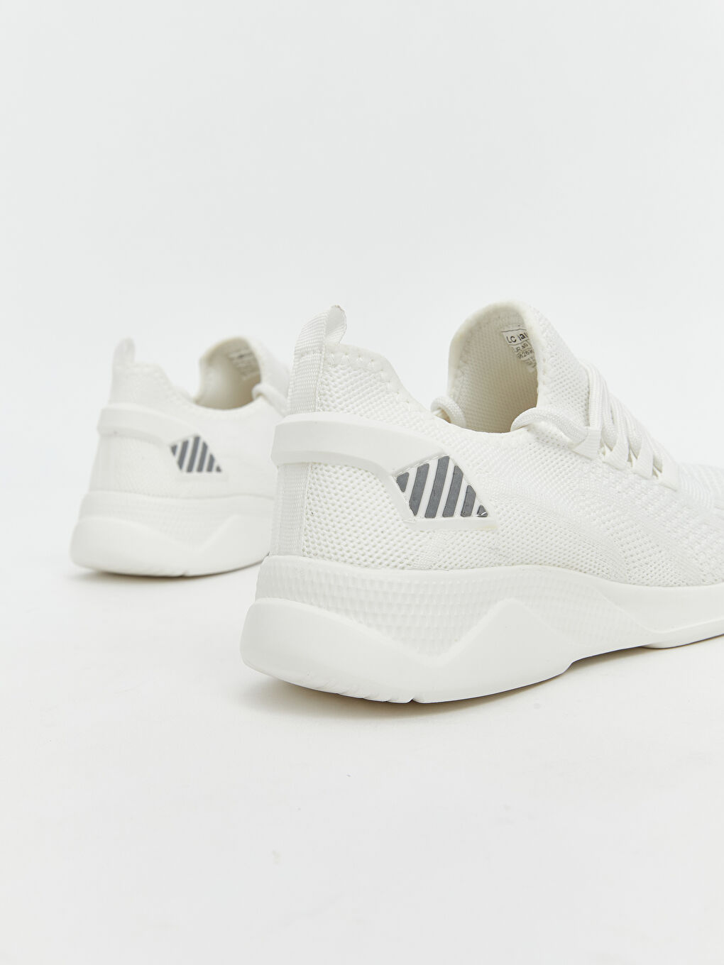 Beyaz File Detaylı Kadın Spor Ayakkabı-4