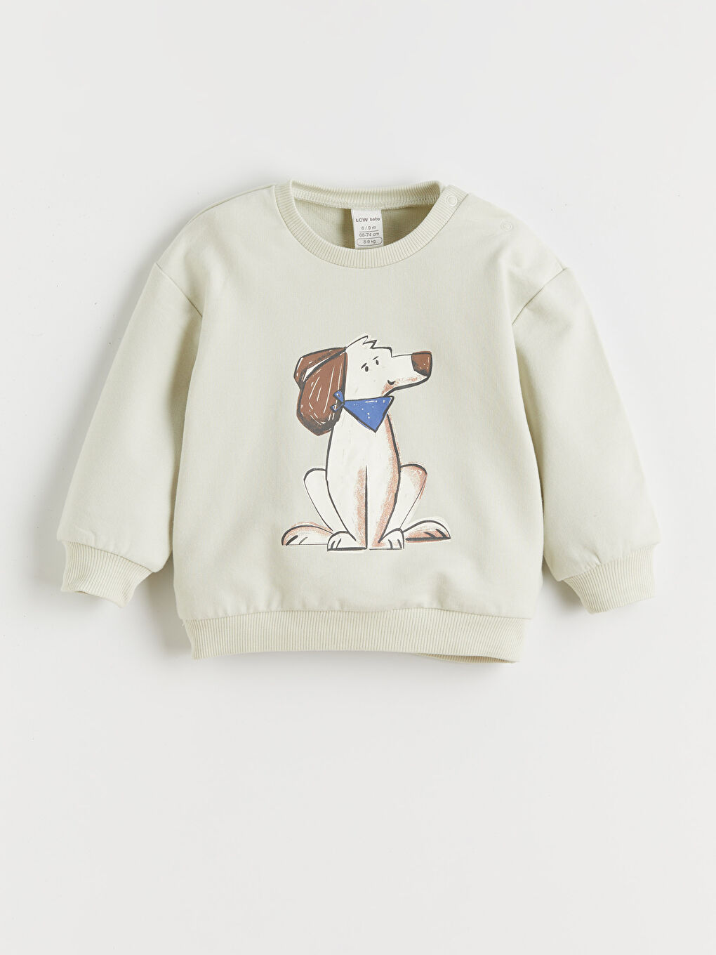 Yeşil Baskılı Erkek Bebek Sweatshirt ve Eşofman Altı-1