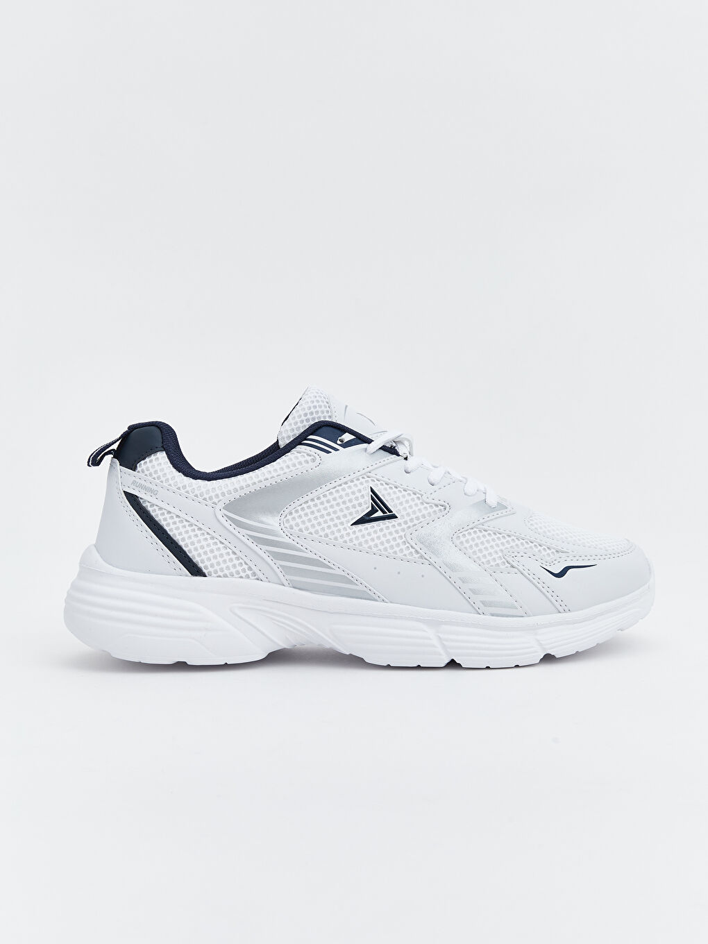 Beyaz Bağcıklı Erkek Spor Ayakkabı-1