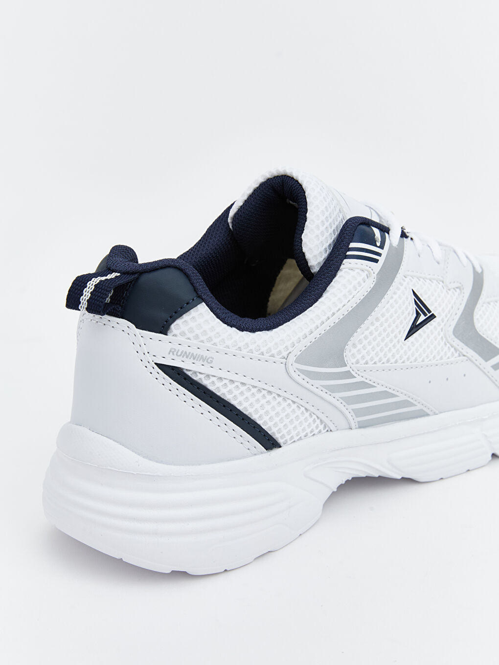 Beyaz Bağcıklı Erkek Spor Ayakkabı-4