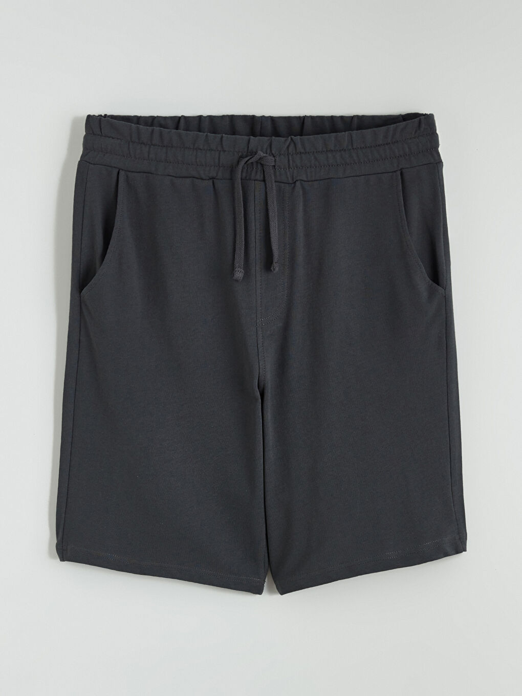 Antrasit Standart Kalıp Erkek Şort-4