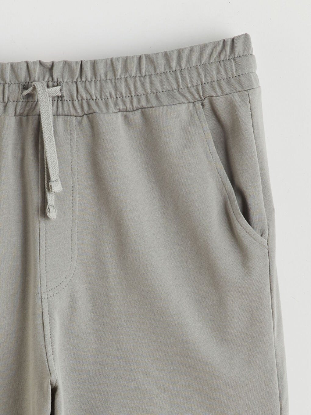 Haki Standart Kalıp Erkek Şort-5