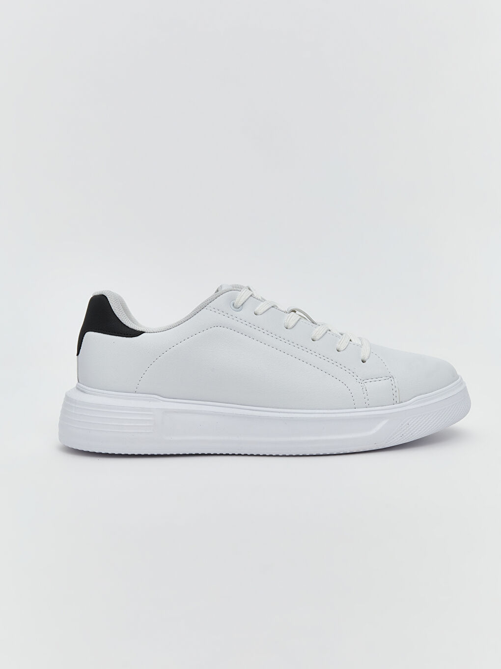 Faux Leather Men's Sports Shoes-1