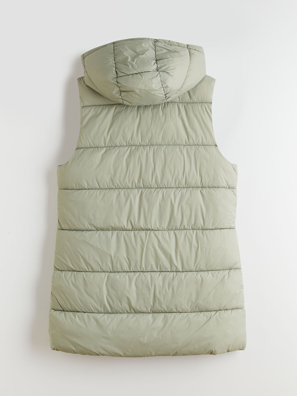 Women's Hooded Puffer Vest-6