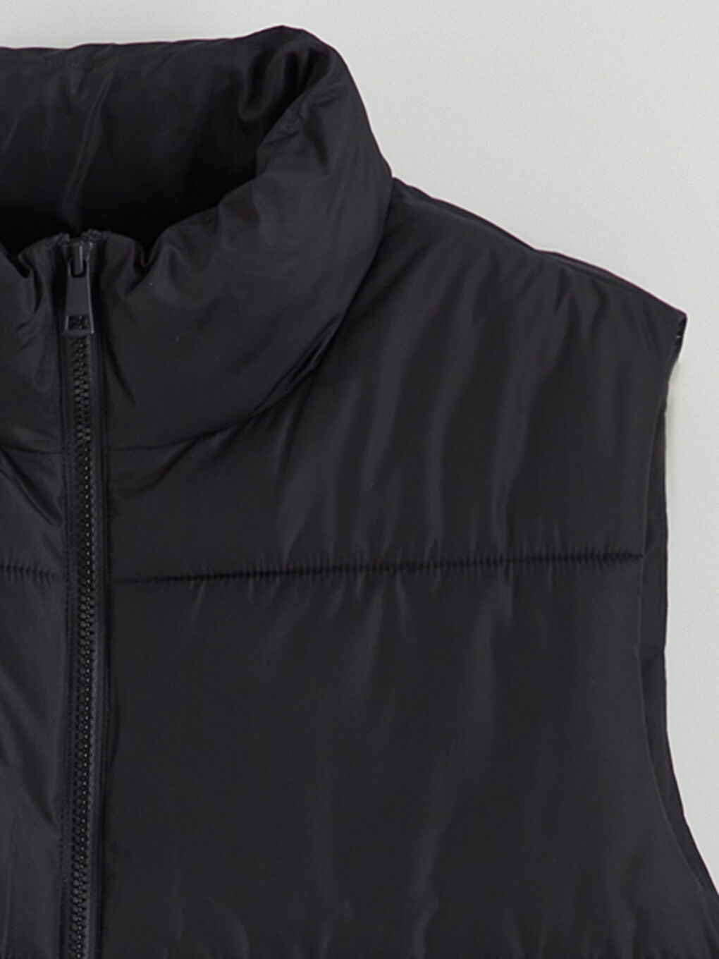 Žena CRNA Napuhani deblji prsluk-6