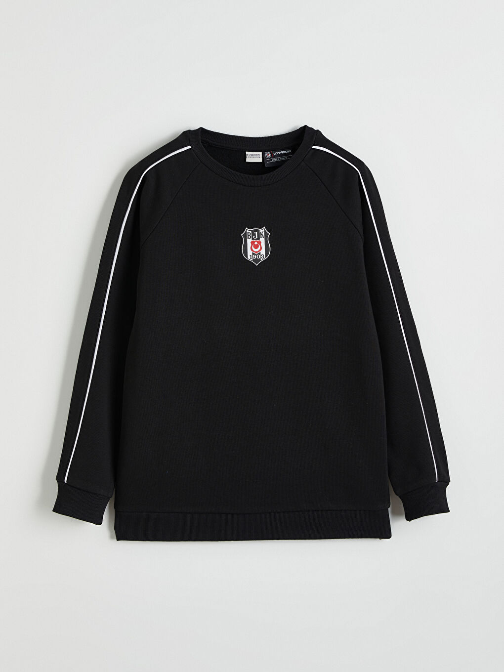 Siyah Beşiktaş Nakışlı Erkek Çocuk Sweatshirt