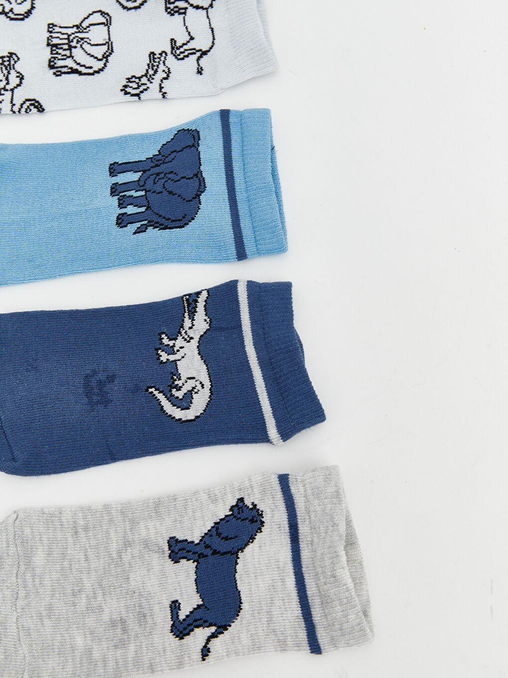 Karışık Desenli Erkek Çocuk Patik Çorap 5'li-3