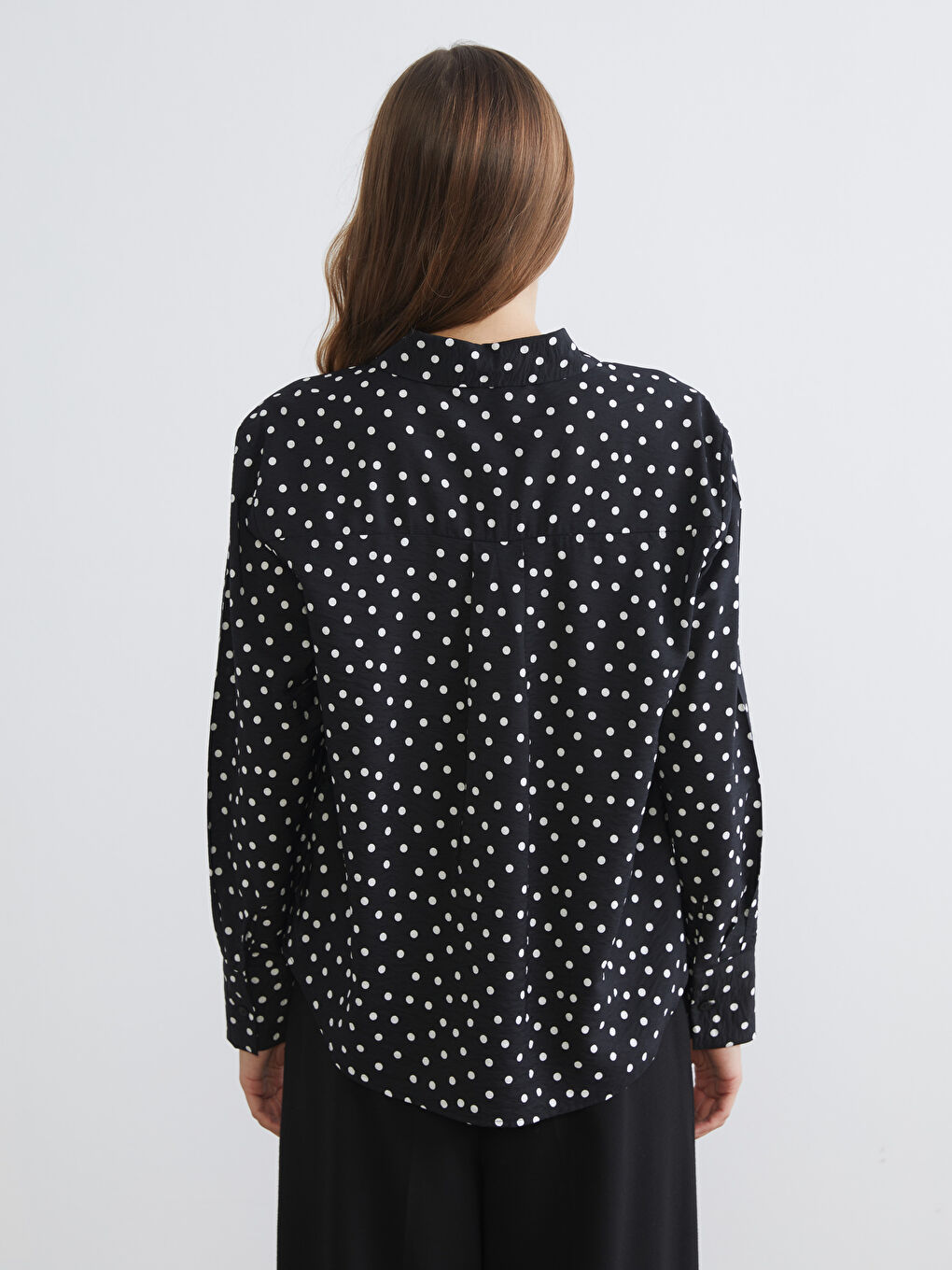 Дамска риза на точки-3