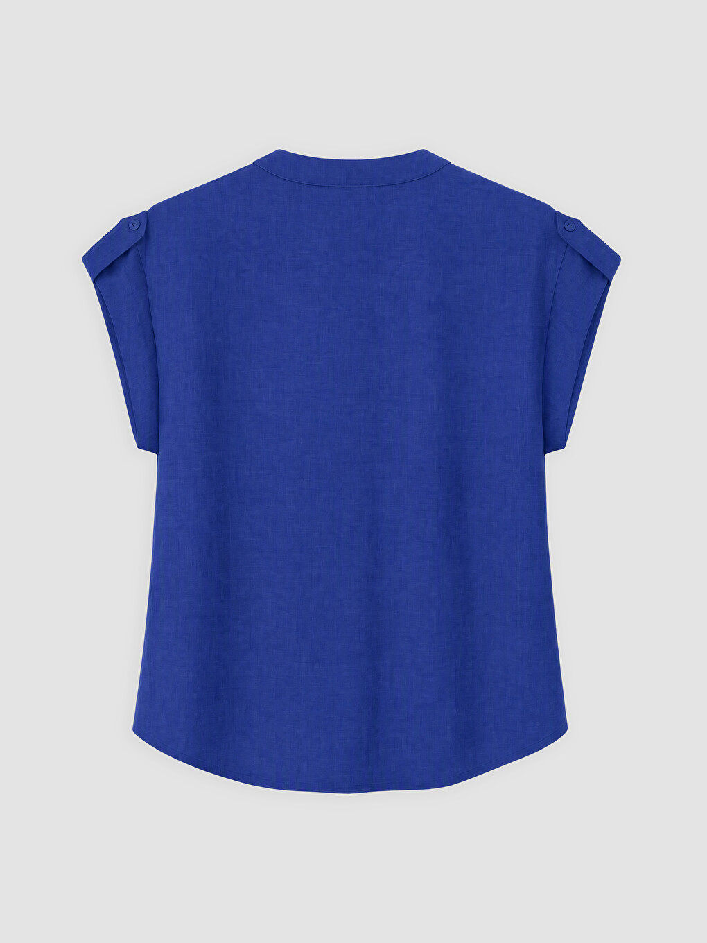 Notch Neck Blouse-1