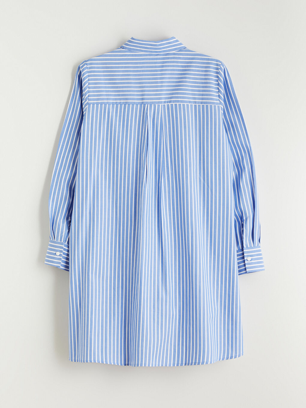 Striped Poplin Women's Shirt Tunic-5