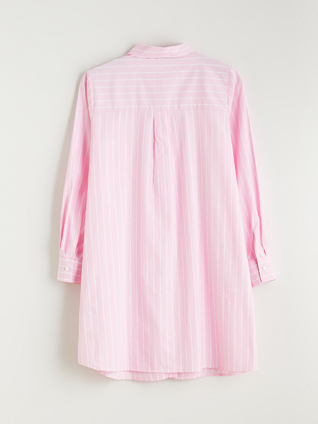 Striped Poplin Women's Shirt Tunic-5
