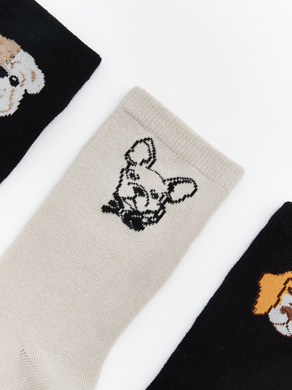 Ženske čarape do članaka sa motivom pasa, pakovanje od 3 komada-1