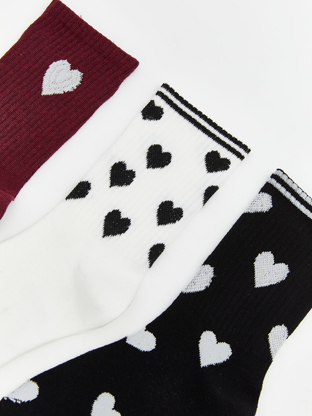 Woman BORDEAUX Ankle Socks-1