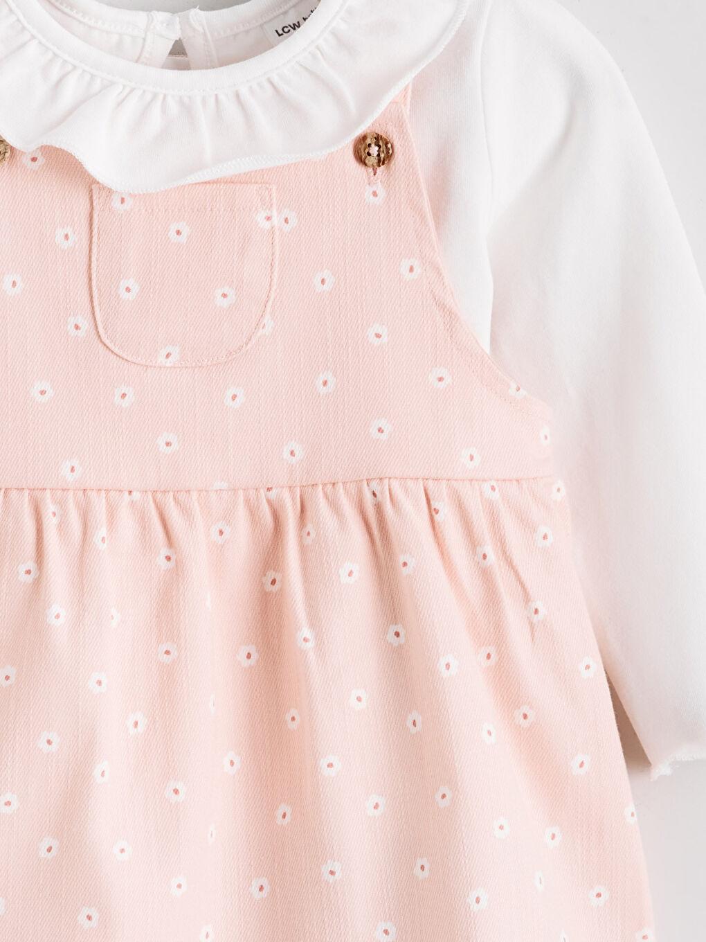 Baby-Mädchen ROSA Kleid-4