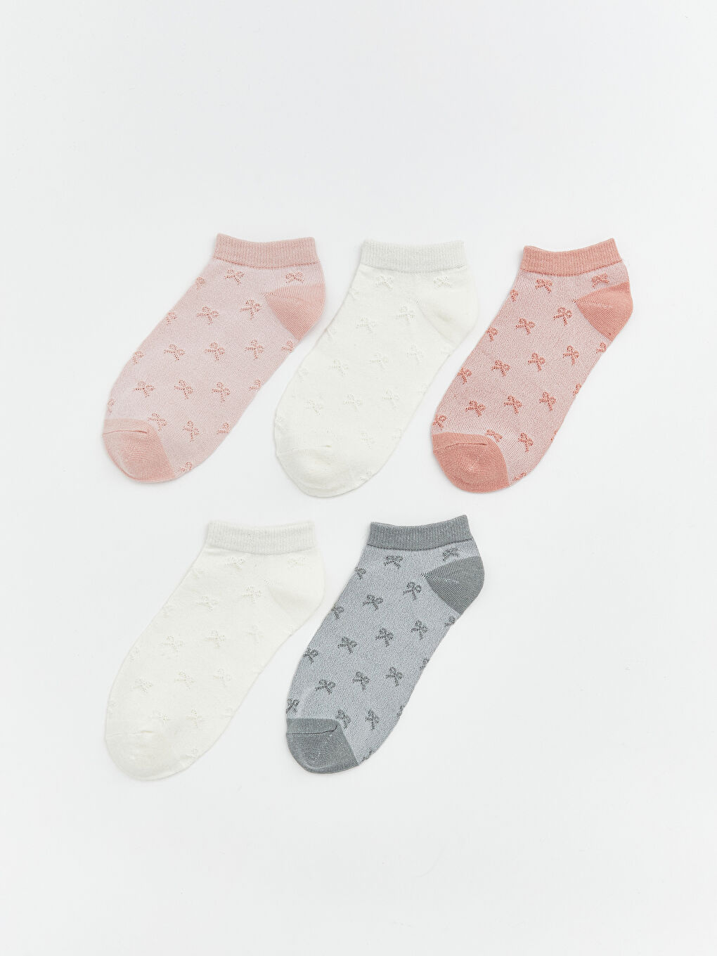 Женщины Розовый Короткие носки