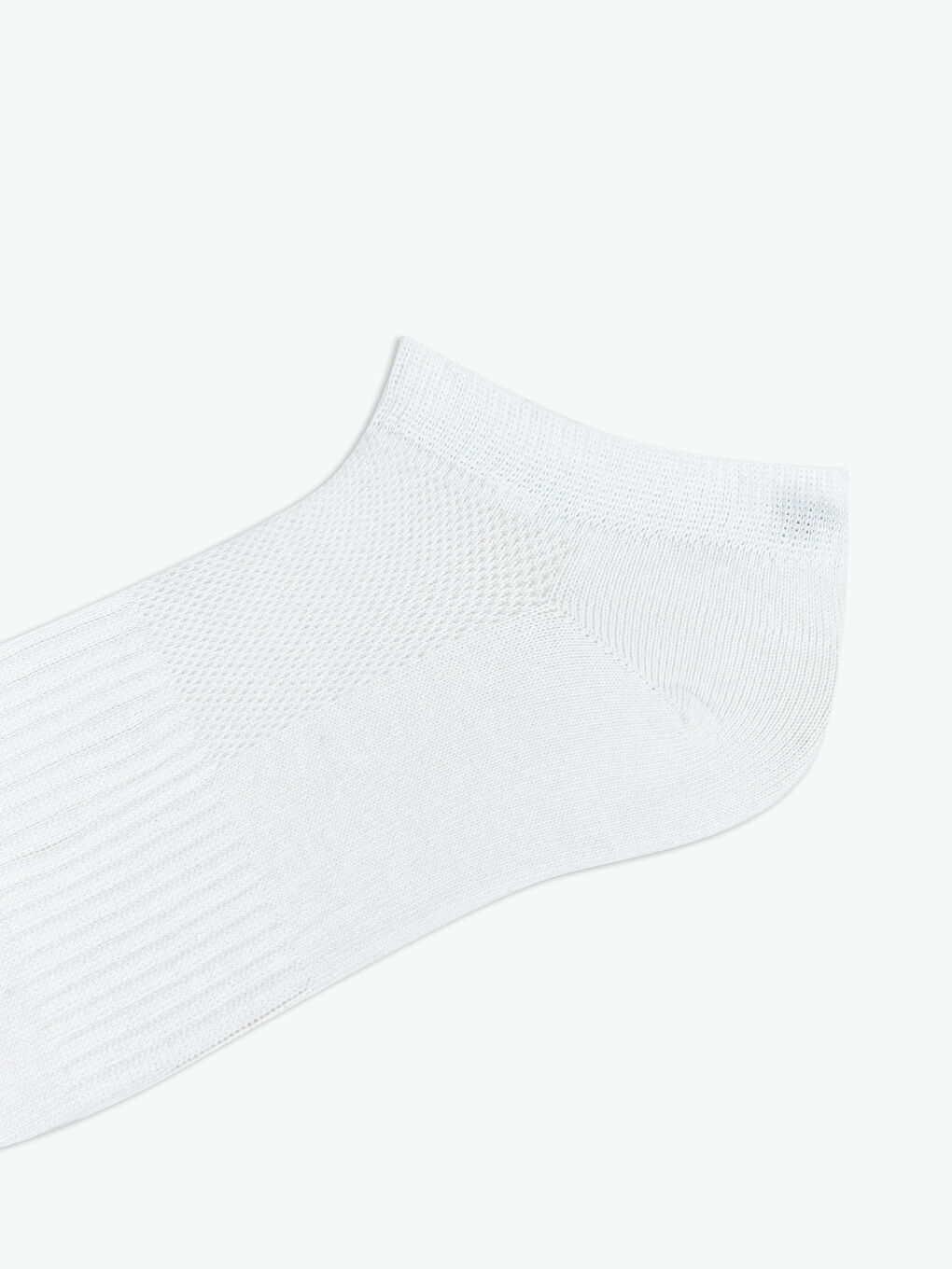 Beyaz  Erkek Patik Çorap 10'lu-1