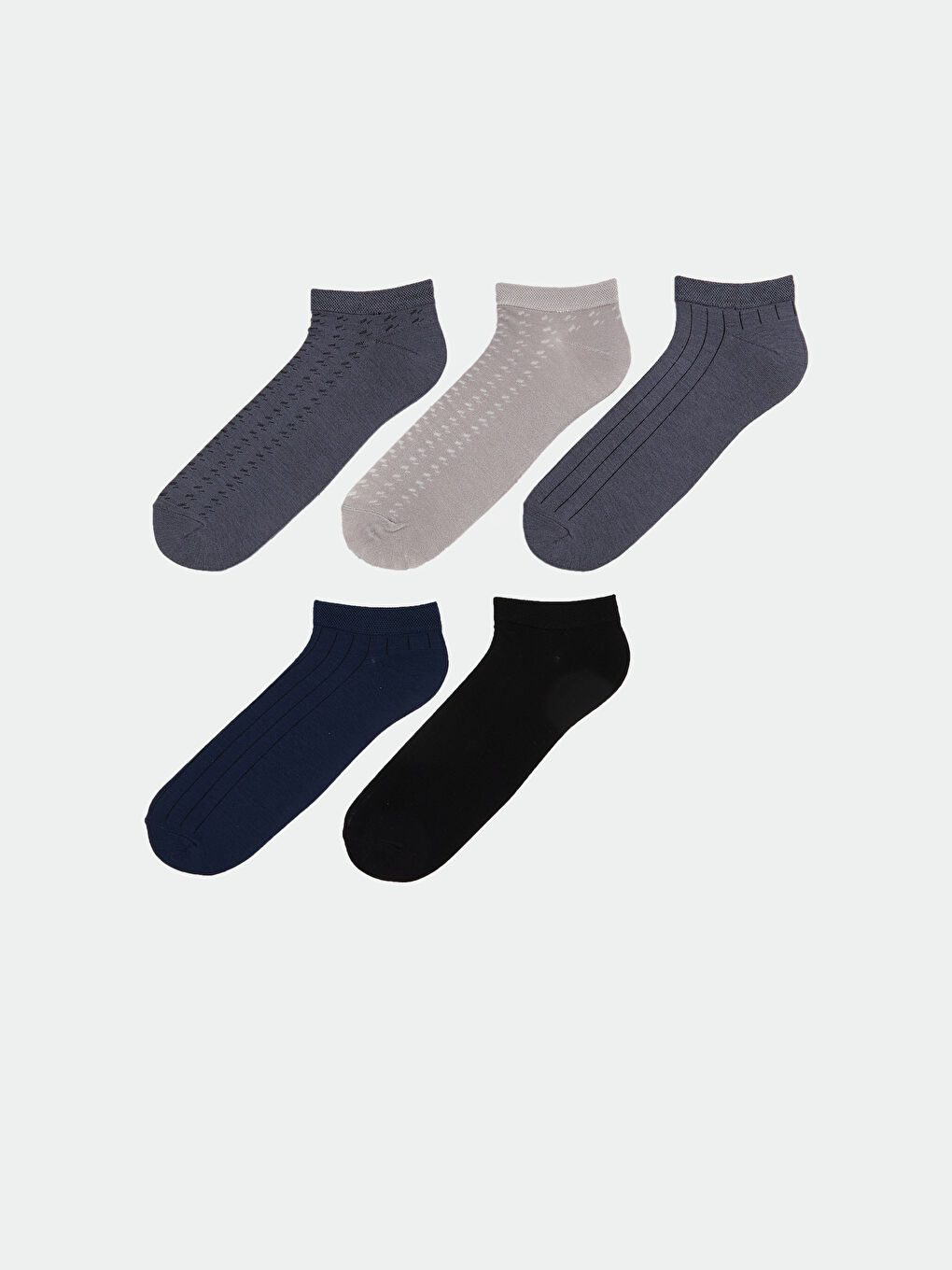 Karışık Erkek Patik Çorap 5'li