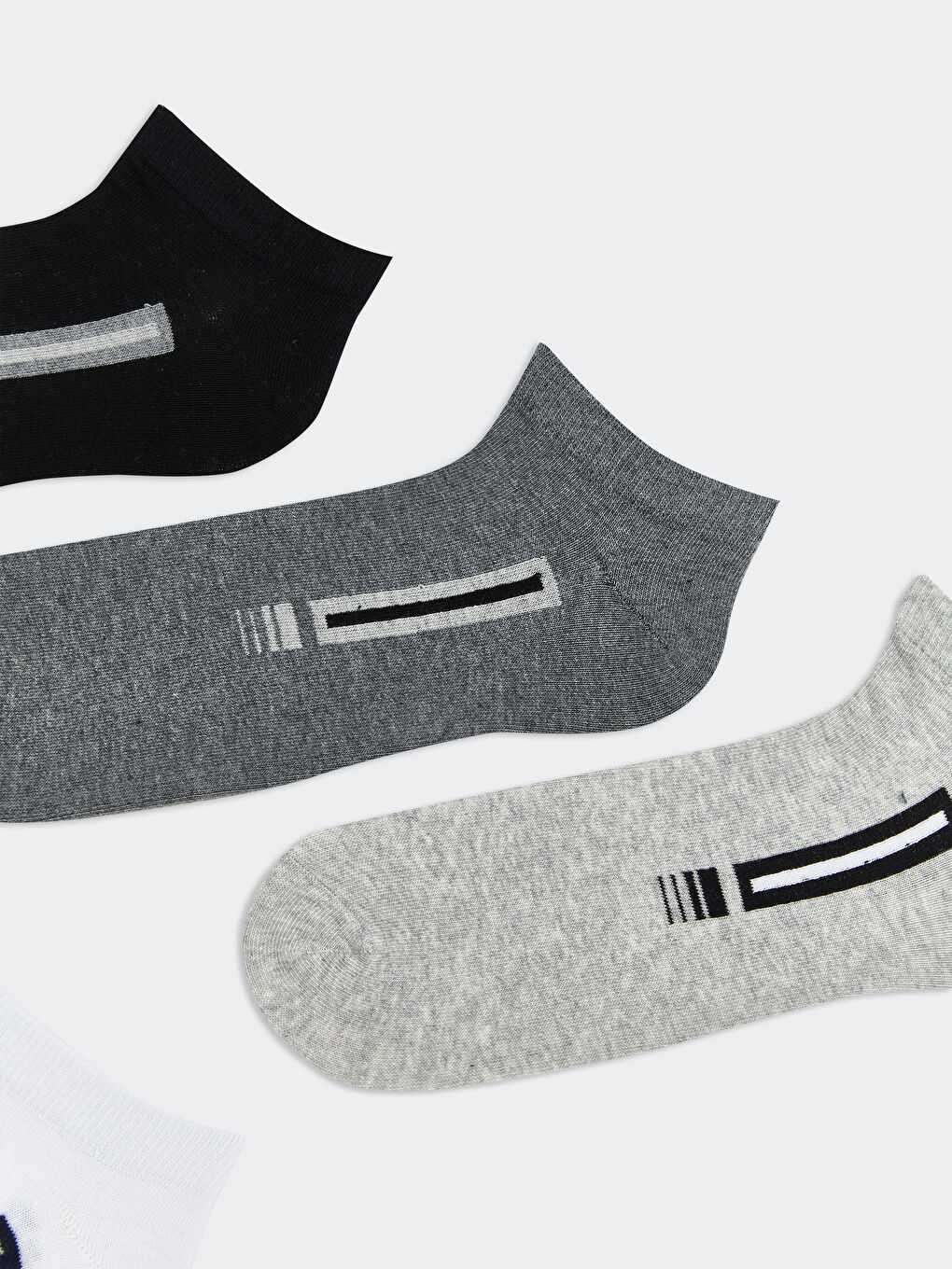 Karışık Desenli Erkek Patik Çorap 5'li-1