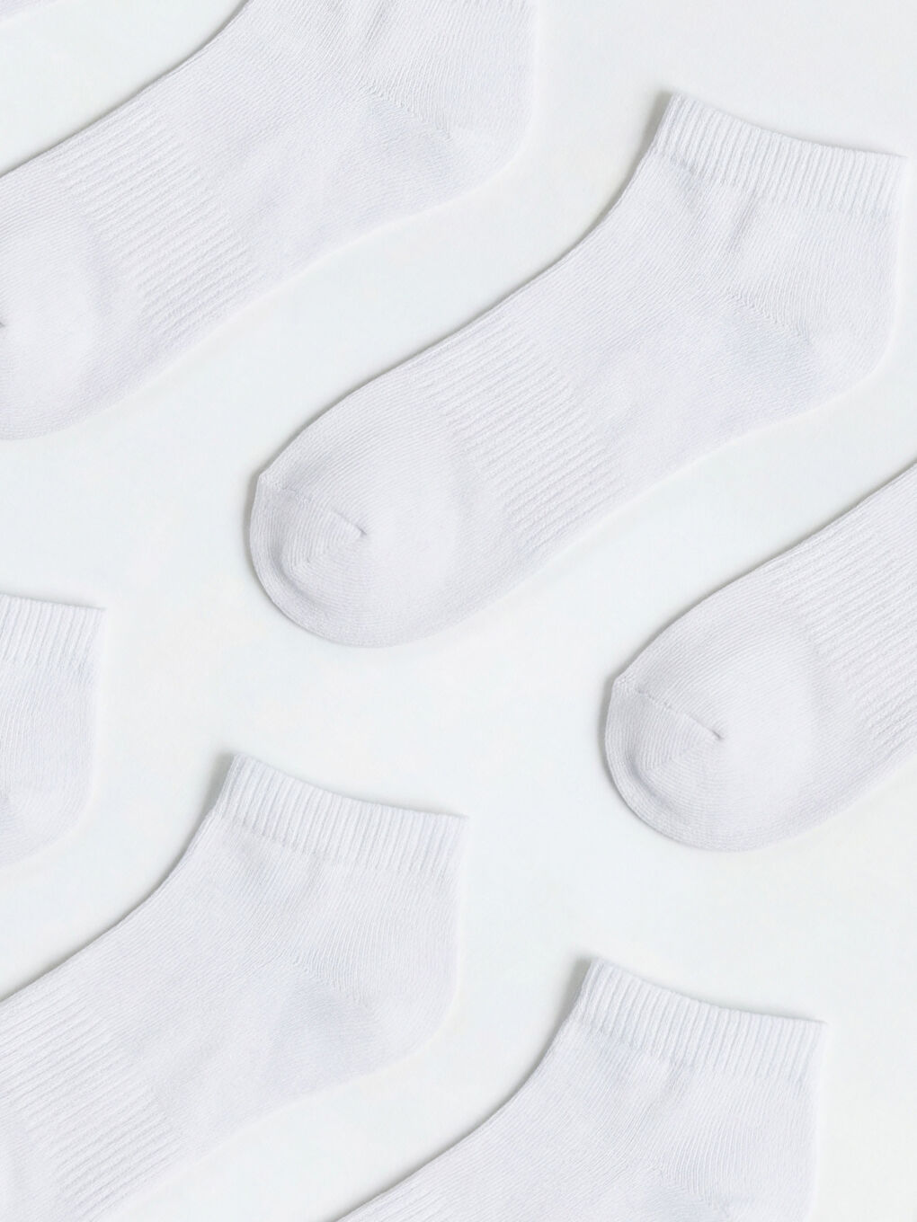 Beyaz  Erkek Patik Çorap 7'li-1