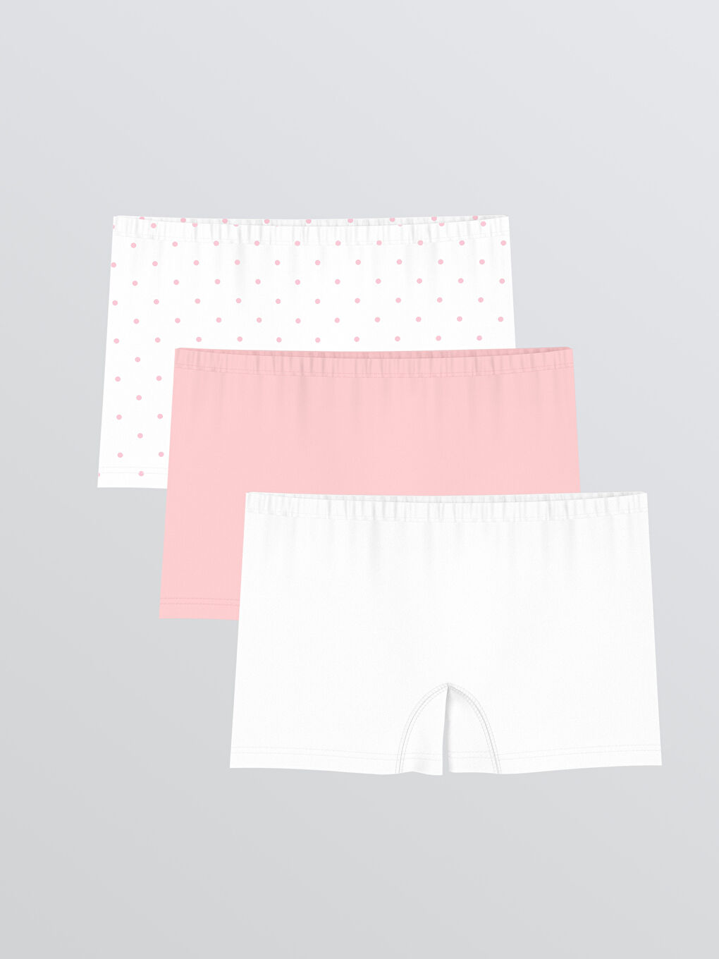 سروال بوكسر أبيض فتاة