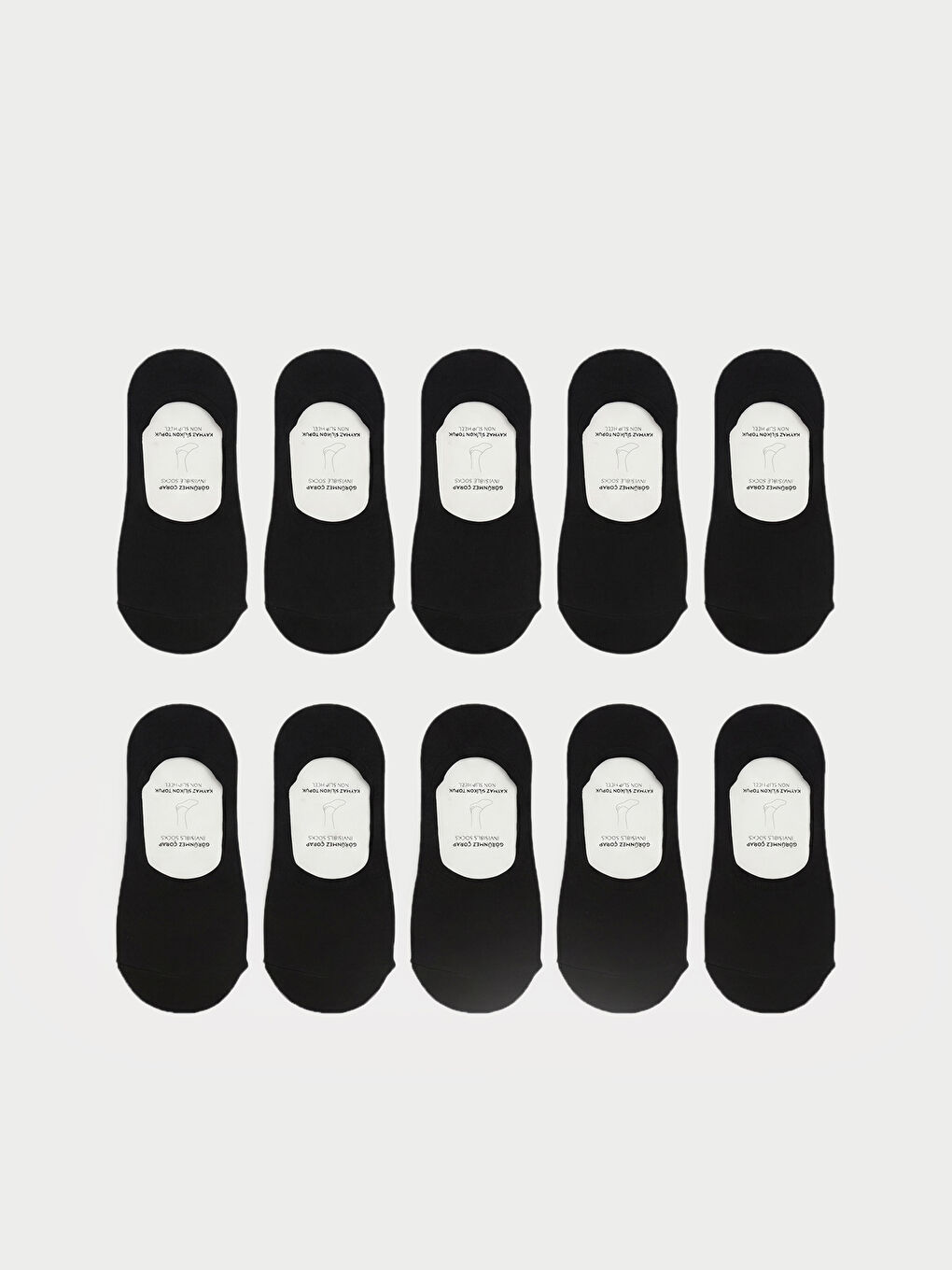 Siyah Erkek Babet Çorap 10'lu