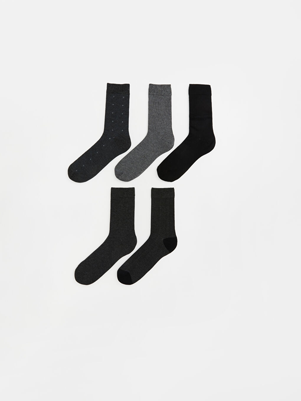 Karışık Erkek Bambu Soket Çorap 5'li