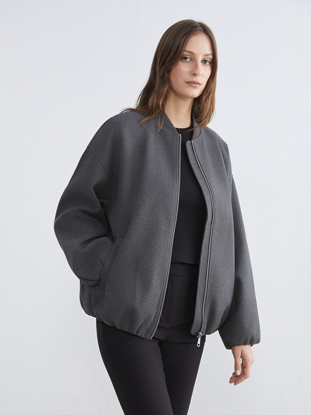 Женщины Антрацитовый Плащ